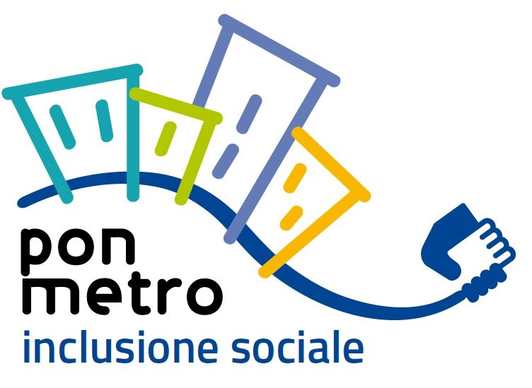 logo pon metro - inclusione sociale